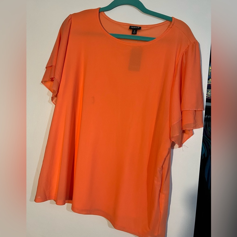 Orange blouse from torrid